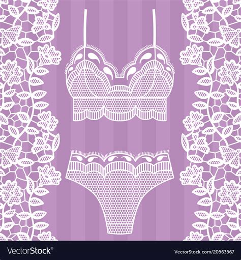 Hand Drawn Lingerie Panty And Bra Set Royalty Free Vector