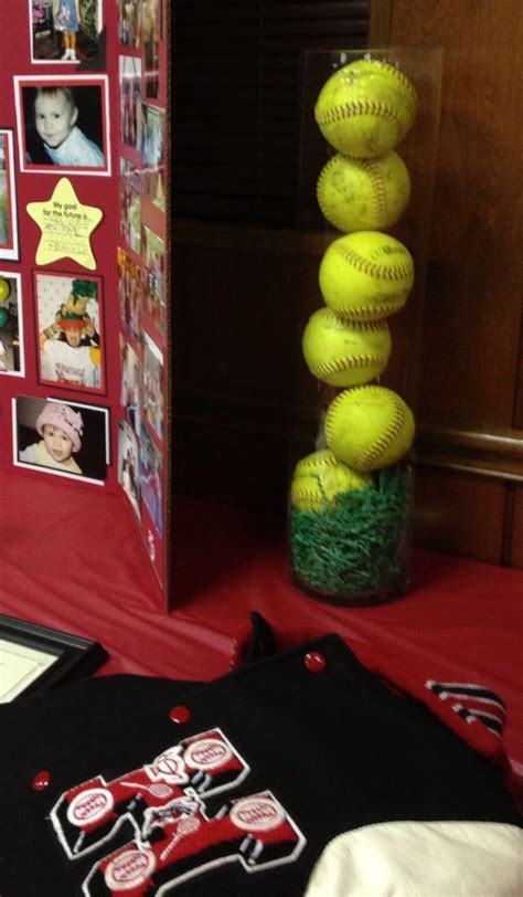 Pin By Heather Bowman On Centerpieces Softball Birthday Parties