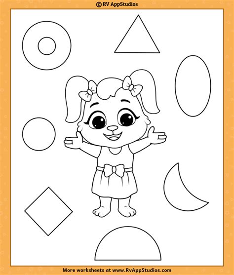 Simple Shapes Coloring Pages