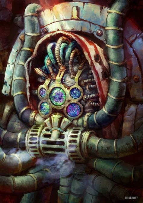 Magos Adeptus Mechanicus Art By Dmitry Brushray 40K Gallery