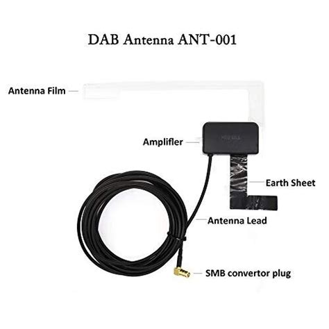 Tin Nik Dab Car Aerial Digital Radio Aerial Dab Car Antenna Glass