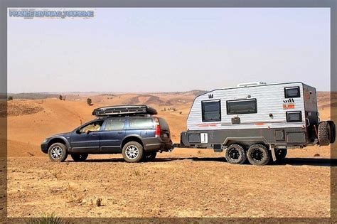 France Bivouac Et Tourisme Volvo XC70 With Caravan Off Road Trailer