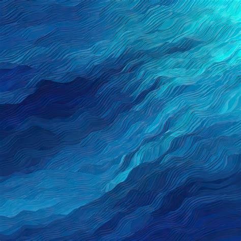 Premium Photo | Seamless Blue Waves Water Pattern