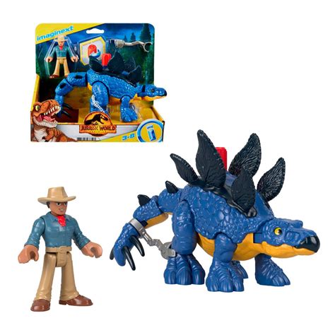 Imaginext Jurassic World Stegosaurus And Dr Grant Jugueterías Ansaldo