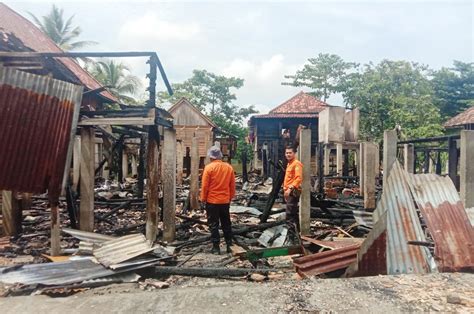 Gerak Cepat Pemkab Muba Serahkan Bantuan Logistik Kepada Korban