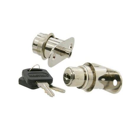 Serrure à poussoir PL506 12 Camlock Systems en nickel