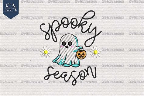 Spooky Season Embroidery Design · Creative Fabrica