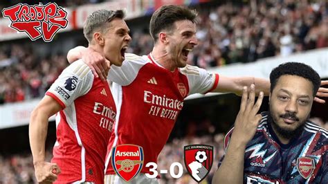 Arsenal 3 0 Bournemouth Troopz Match Reaction Trossard Is The Best