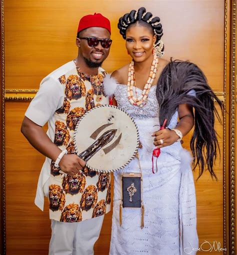 Clipkulture | Couple In Beautiful Igbo Traditional Wedding Attire