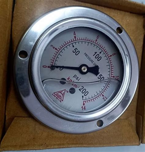 2 Inch Ss Glycerin Filled Pressure Gauge At ₹ 350piece New Delhi