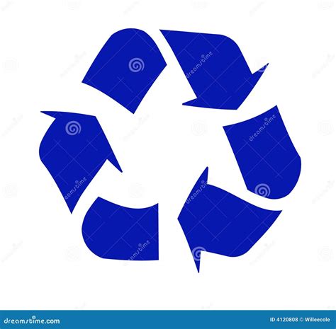 Blue Recycle Logo