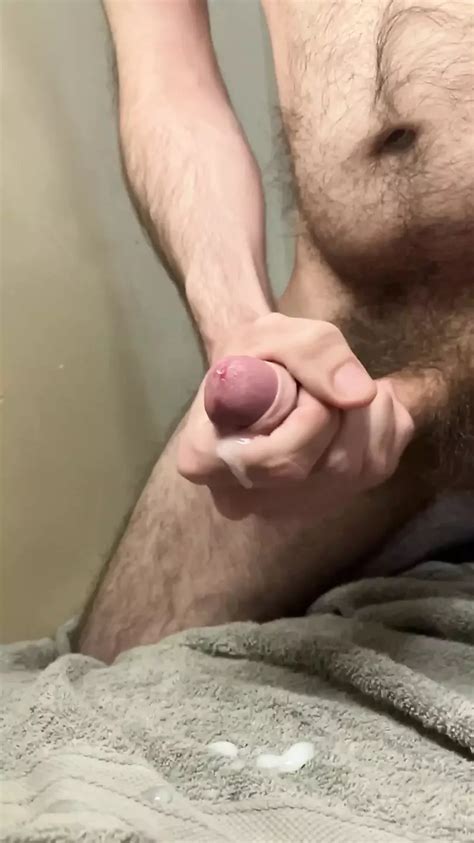 Close Up Wanking My Very Hairy Uncut Cock To A Quick Cumshot Gay Amateur Porn Feat