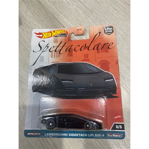 Hot Wheels Spettacalore 0 5 Chase Car Lamborghini Countach LPI 800 4 Shopee Malaysia