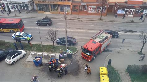 Foto Video Incendiu N Alba Iulia O Pubel De Gunoi A Fost Mistuit