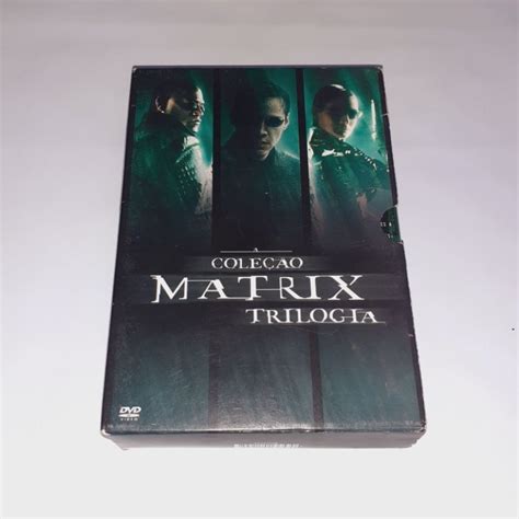 Box Trilogia Matrix Filmes Dvds Luva Original Shopee Brasil