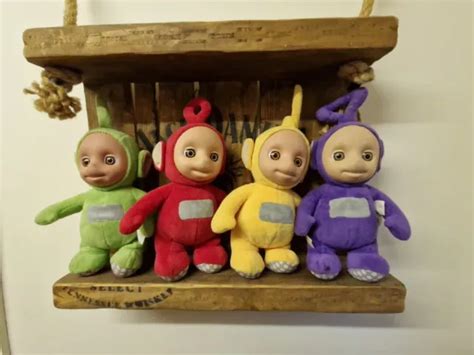 Set Of Teletubbies Talking Soft Toy Tinky Winky Dipsy Lala Po