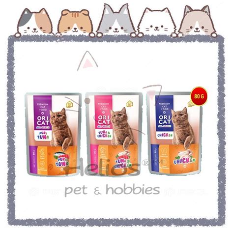 Jual Ori Cat Wet Cat Food Makanan Basah Kucing Pouch 80g Shopee Indonesia