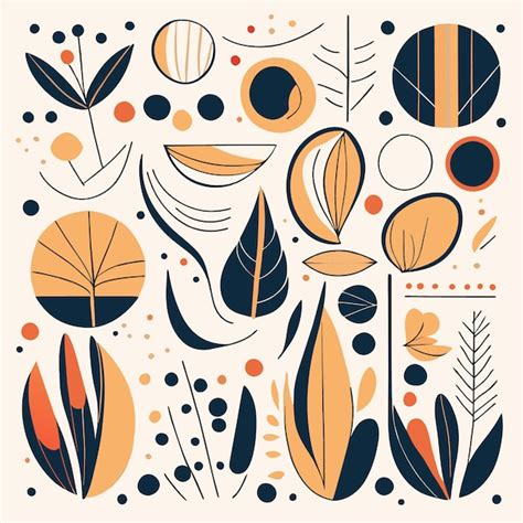 Premium Vector Trendy Vector Illustration Organic Abstracts