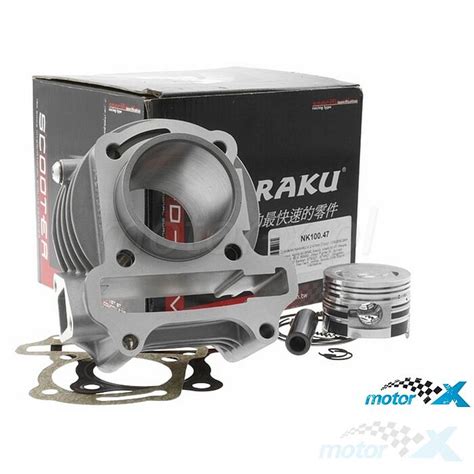 Cylinder Kompletny Kit Naraku Performance V2 80cc 139QMB QMA GY6 50