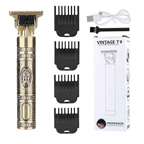 Vintage T9 Trimmer For Men Hair Zero Gapped Clipper Professional