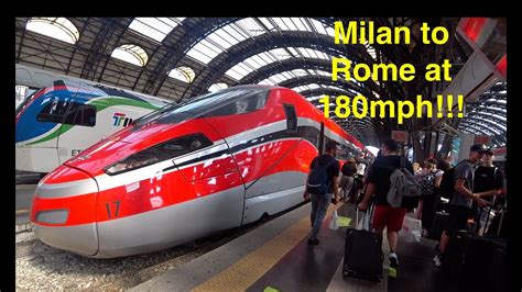 Milan To Rome By Train Business Class In Search Of The Trevi Youtube