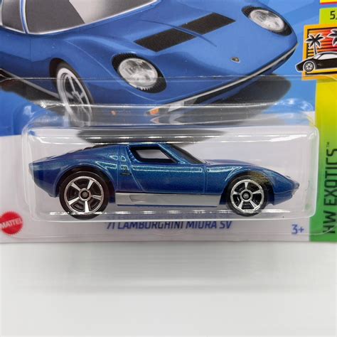 Lamborghini Miura Sv Hot Wheels Exotics Series Mini Etsy