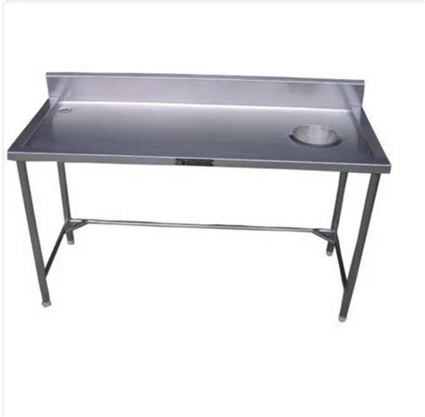 Stainless Steel Soiled Dish Table For Restaurant At Rs In Pune