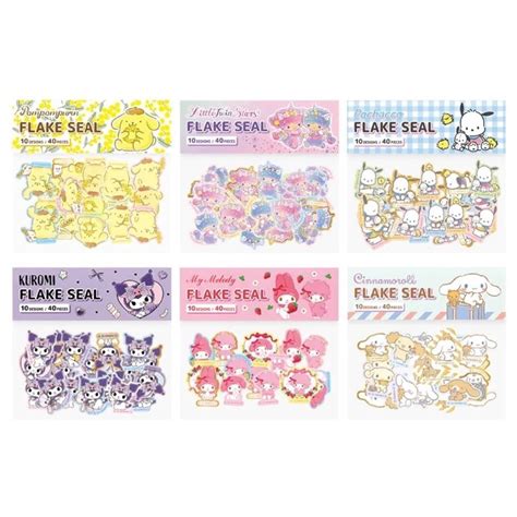 STICKERS SANRIO X 40 Tulipan Azul Paper Garden