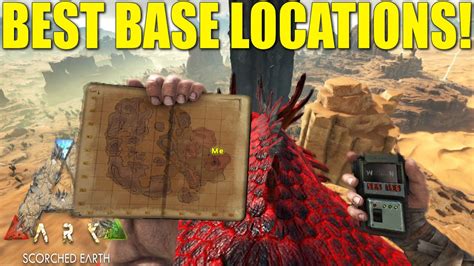 ARK SCORCHED EARTH BEST BASE LOCATIONS YouTube