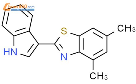 752222 47 2 BENZOTHIAZOLE 2 1H INDOL 3 YL 4 6 DIMETHYL CAS号 752222