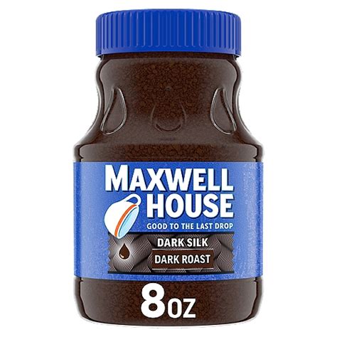 Maxwell House Dark Silk Dark Roast Instant Coffee 8 Oz