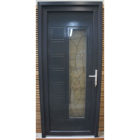 Accueil destockage pas cher discount porte dentrée pvc anthracite