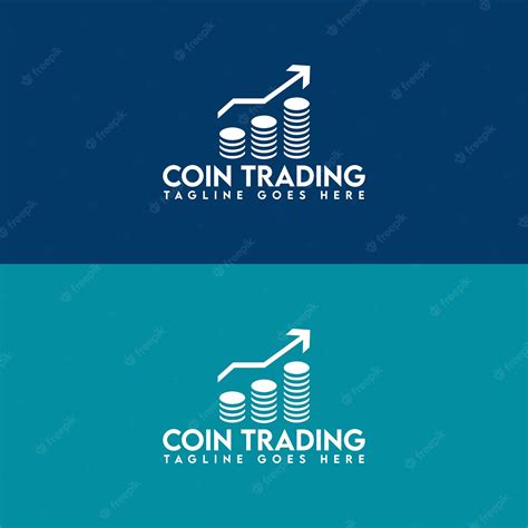 Premium Vector Coin Trading Logo Finance Logo Marketing Versatile