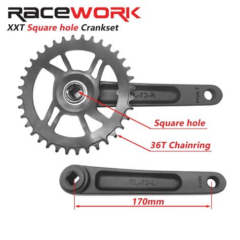 Racework Xxt Mm Crankset Speed Mtb Crankset T Single Disc