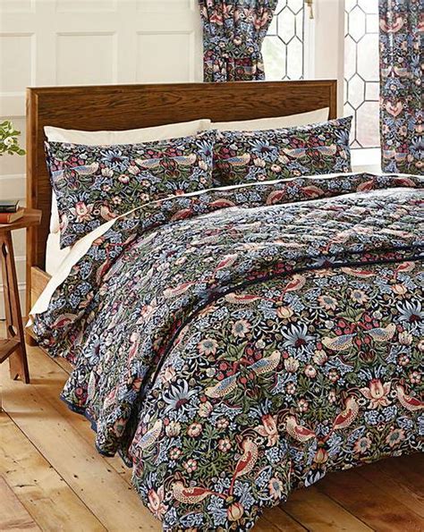 William Morris Strawberry Thief Duvet J D Williams