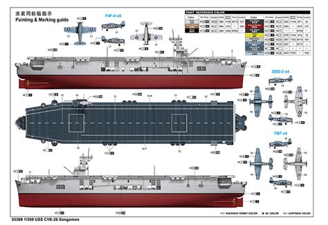 Trumpeter Tr Uss Sangamon Cve Aviationmegastore