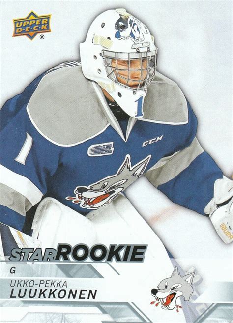 NHL Future Watch: Ukko-Pekka Luukkonen Hockey Cards, Buffalo Sabres