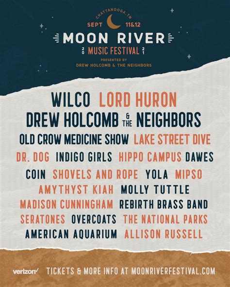 Moon River Festival 2021 Announces Full Lineup With Wilco Lord Huron