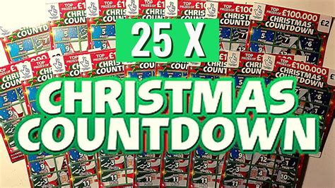 X Christmas Countdown Scratchcards Youtube