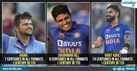 Rohit To Gill: 5 India Cricketers With Centuries In All Formats