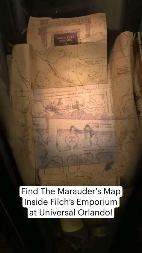 Find The Marauder's Map Inside Filch’s Emporium at Universal Orlando ...