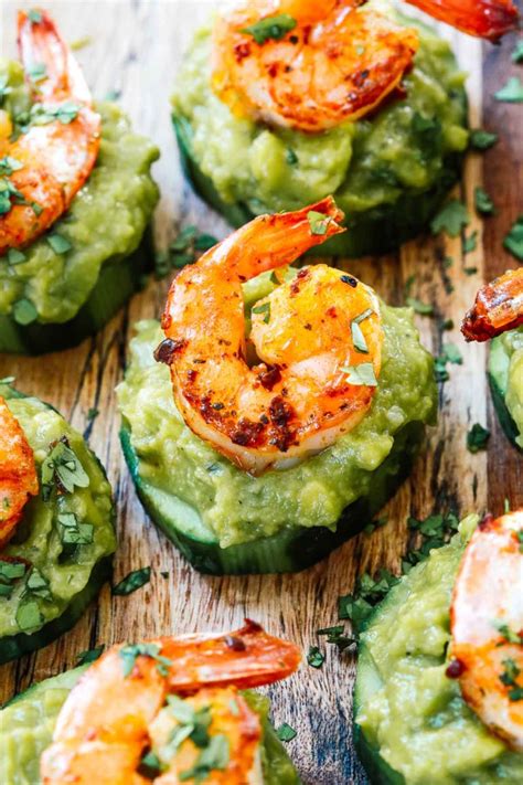 Easy Shrimp Guacamole Bites Low Carb Appertizer Primavera Kitchen