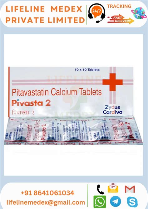 Pitavastatin Tablets At Best Price In India