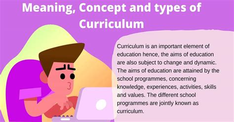 Meaning Concept And Types Of Curriculum Curriculum Meaning B Ed