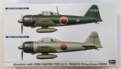 00949 Mitsubishi A6m3 Zero Fighter Type 22 32 Iwakuni Flying Group Combo