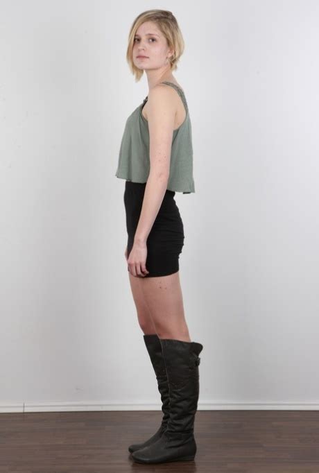 Blonde Amateur From Czechoslovakia Tries Her Luck At Being A Nude Model CoedCherry