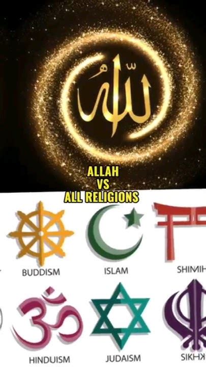 Allah Vs All Religions Allah Is Real God Islamicedits