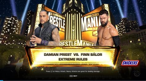 Wwe 2k24 Damian Priest Vs Finn Balor Youtube