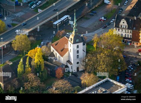 Aerial View Marienkirche Old Town Marien Church Aerial View Of