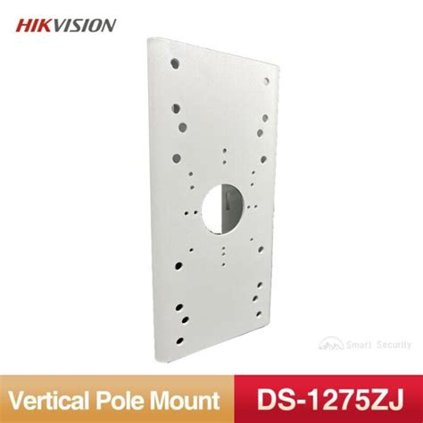 Hikvision DS 1275ZJ Vertical Pole Mount Bracket CCTV Brackets Hardware